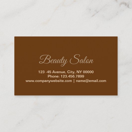 Aromatherapie Acupressure Massage therapeut Visitekaartje (Achterkant)