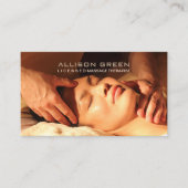 Aromatherapie Acupressure Massage therapeut Visitekaartje (Voorkant)