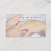 Aromatherapie Acupressure Massage therapeut Visitekaartje (Voorkant)