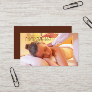 Aromatherapie Acupressure Reiki Massage therapeut Visitekaartje