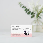 Aromatherapie en etherische oliën visitekaartje (Staand voorkant)