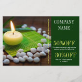 Aromatherapie Essential Oil misselijkheid massage Flyer (Voorkant)