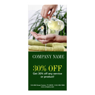 Aromatherapie Essential Oil misselijkheid massage Reclamekaart