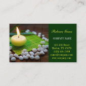 Aromatherapie Essential Oil misselijkheid massage Visitekaartje (Voorkant)