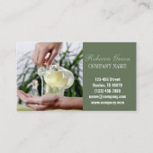 Aromatherapie Essential Oil misselijkheid massage Visitekaartje (Voorkant)