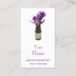Aromatherapie Lavender Oil Bottle Visitekaartjes