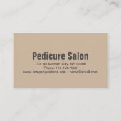 Aromatherapie Manicurist Pedicure Salon Visitekaartje (Achterkant)