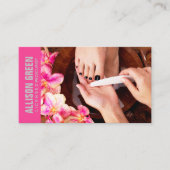 Aromatherapie Manicurist Pedicure Salon Visitekaartje (Voorkant)