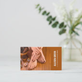 Aromatherapie Manicurist Pedicure Salon Visitekaartje (Staand voorkant)