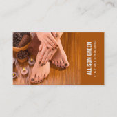 Aromatherapie Manicurist Pedicure Salon Visitekaartje (Voorkant)