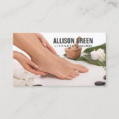 Aromatherapie Manicurist Pedicure Salon Visitekaartje (Voorkant)