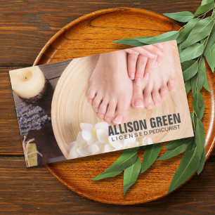 Aromatherapie Manicurist Pedicure Salon Visitekaartje
