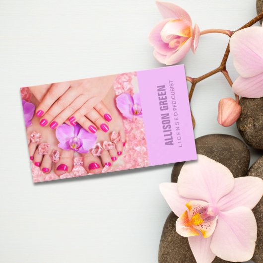 Aromatherapie Manicurist Pedicure Salon Visitekaartje