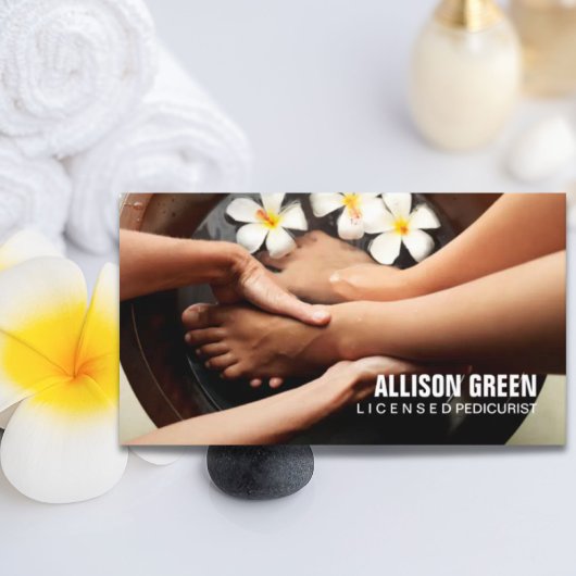 Aromatherapie Manicurist Pedicure Salon Visitekaartje