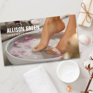 Aromatherapie Manicurist Pedicure Salon Visitekaartje