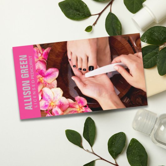 Aromatherapie Manicurist Pedicure Salon Visitekaartje