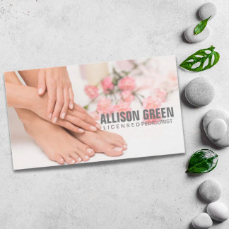Aromatherapie Manicurist Pedicure Salon Visitekaartje