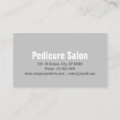 Aromatherapie Manicurist Pedicure Salon Visitekaartje (Achterkant)