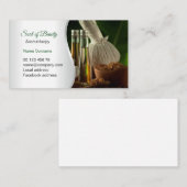 Aromatherapie, massage visitekaartje (Voorkant / Achterkant)