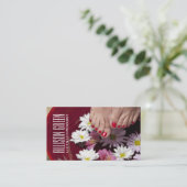 Aromatherapie Nail Salon manicurist pedicurist Visitekaartje (Staand voorkant)