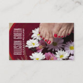 Aromatherapie Nail Salon manicurist pedicurist Visitekaartje (Voorkant)