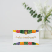 Aromatherapie Oils Slogans Visitekaartjes (Staand voorkant)