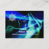 *~* Aromatherapie Oogvangend Essential Oils Blue Visitekaartje (Voorkant)