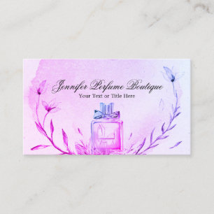Aromatherapie Parfum Paarse Schoonheidsmake-up Visitekaartje
