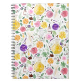 Aromatherapie Patroon in Waterverf Notitieboek (Voorkant)