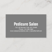 Aromatherapie Pedicure Salon manicurist pedicurist Visitekaartje (Achterkant)