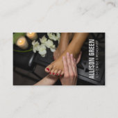 Aromatherapie Pedicure Salon manicurist pedicurist Visitekaartje (Voorkant)