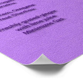 Aromatherapie Poster in Lavender (Hoek)