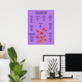 Aromatherapie Poster in Lavender (Thuiskantoor)