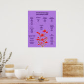Aromatherapie Poster in Lavender (Keuken)