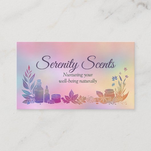 Aromatherapie Praktijk Geurtherapie Visitekaartje (Voorkant)