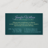 Aromatherapie Praktijk Geurtherapie Visitekaartje (Achterkant)