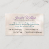 Aromatherapie Praktijk Geurtherapie Visitekaartje (Achterkant)