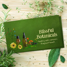 Aromatherapie praktijk Waterverf illustratie Visitekaartje