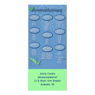 Aromatherapie-rackkaart Reclamekaart
