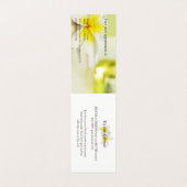 Aromatherapie Spa Huidzorg W/Aanwijzing Verwijzing Visitekaartje (Binnenkant ongevouwen)