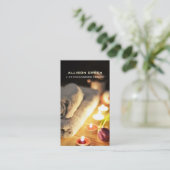 Aromatherapie SPA Salon Massage therapeut Visitekaartje (Staand voorkant)