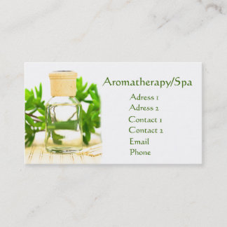 Aromatherapie/Visitekaartje Spa Visitekaartje