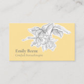 Aromatherapie Ylang Ylang Flowers Essential Oils Visitekaartje (Voorkant)