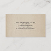 Aromatherapiën Pencil Schets Visitekaartje (Achterkant)