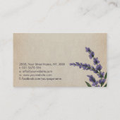 Aromatherapieoliën en -Planten Visitekaartje (Achterkant)