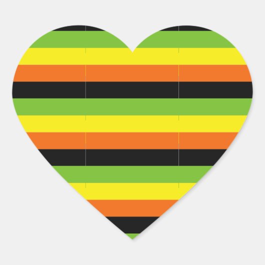 AROMATISCH VLAGPATROON HART STICKER (Voorkant)