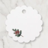 Aromatische Kerstsfeer Geurige Potpourri Bedankjes Labels (Achterkant)