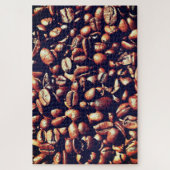 Aromatische koffiebonen - Koffietijd Legpuzzel (Verticaal)