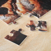 Aromatische koffiebonen - legpuzzel (Zijkant)