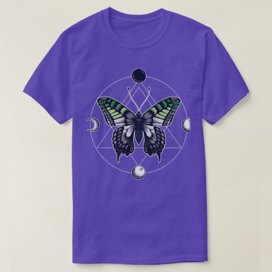 aromatische vlinder t-shirt (Design voorkant)